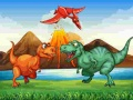 Peli Värikkäät Dinosaurukset Match 3 verkossa