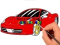Peli Kilpa-autojen värittämisvihko verkossa