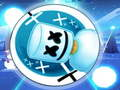 Peli Hop Ball 3D: Tanssilento Hellä Marshmello Laattateiden verkossa