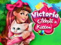 Peli Victoria adoptoi pentukissan verkossa