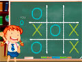 Peli Tic Tac Toe koulussa verkossa