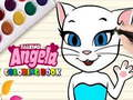 Peli Talking Angela Väritettäviä verkossa
