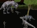 Peli Keskiyön Moninpelidinosauruksen Metsästys verkossa