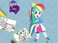Peli Equestria Girls Värityskirja verkossa