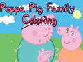 Peli Peppa Possu Perheen Värittäminen verkossa