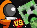 Peli Keskellä vs Creeper verkossa