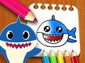 Peli Baby Shark Värityskirja verkossa