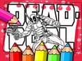 Peli Deadpool Värittäjäkirja verkossa