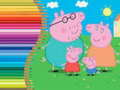 Peli Peppa Possu Värittämiskirja verkossa