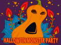 Peli Halloween Monster Party Palapeli verkossa