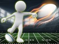 Peli Stickman Rugby Juoksu ja Potku verkossa