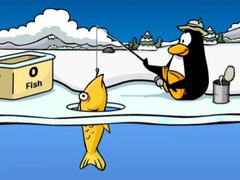 Peli Club Penguin: Jäällä Kalastus verkossa