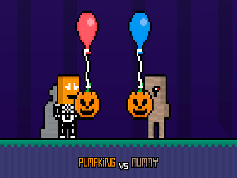 Peli Kurpitsa vs muumio verkossa