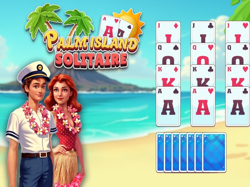 Peli Palm Island Solitaire verkossa