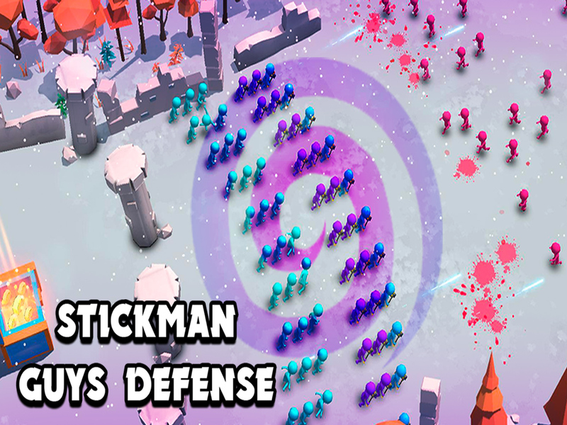 Peli Stickman kaverit puolustus verkossa