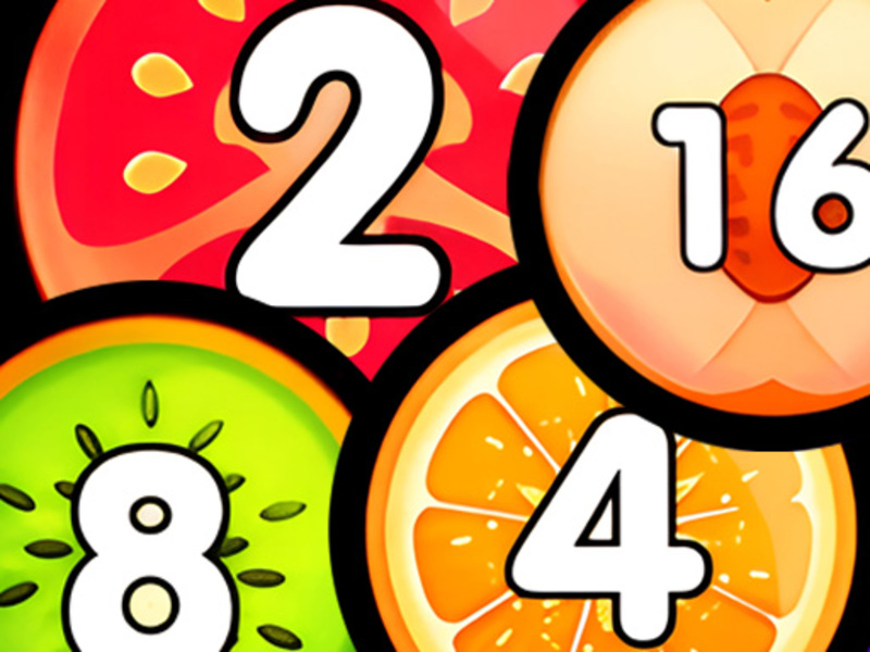 Peli Yhdistä pallot ampuja 2048 Connect Fruits verkossa