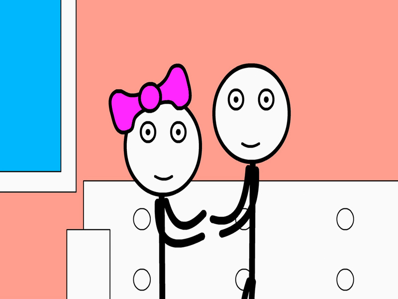 Peli Stickmanin vankila ja rakkaus verkossa