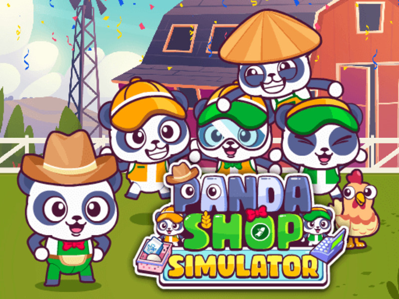 Peli Panda Shop-simulaattori verkossa