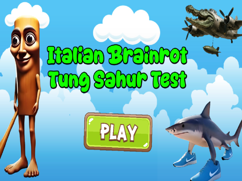 Peli Italialainen brainrot tung sahur verkossa