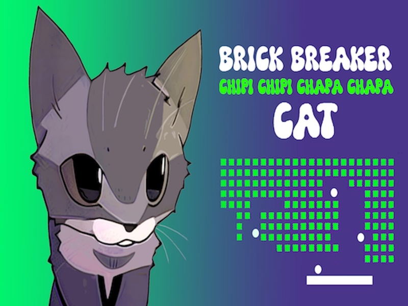 Peli Brick Breaker Chiphi Chiphi Chapa Chapa Cat verkossa
