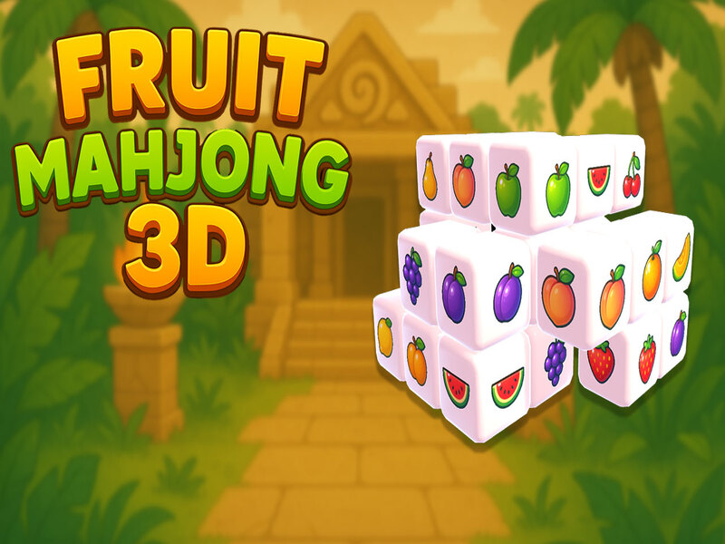 Peli Hedelmä Mahjong 3D verkossa