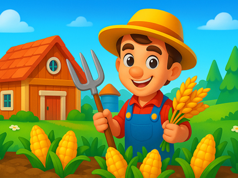 Peli Family Idle Farm: Rakenna ja sadonkorjuu verkossa