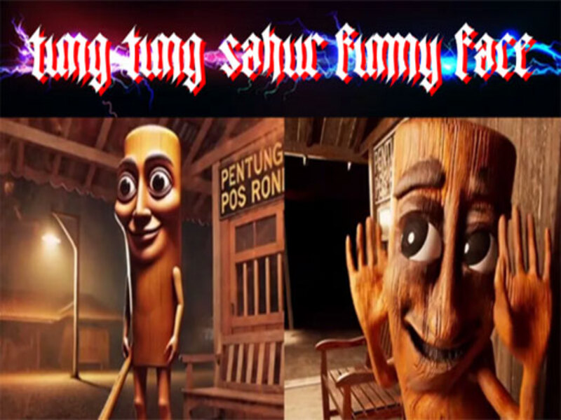 Peli Tung tung sahur hauska kasvot verkossa
