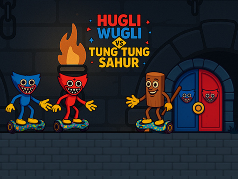 Peli Hugli wugli vs tung tung sahur verkossa
