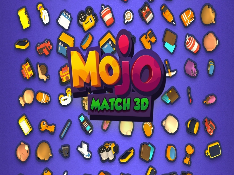 Peli Mojo Match 3D verkossa