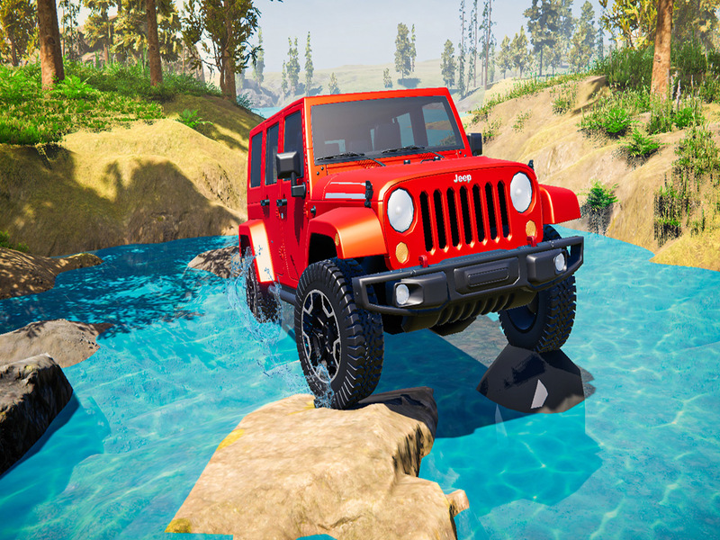 Peli Offroad Jeep-pelisimulaattori verkossa
