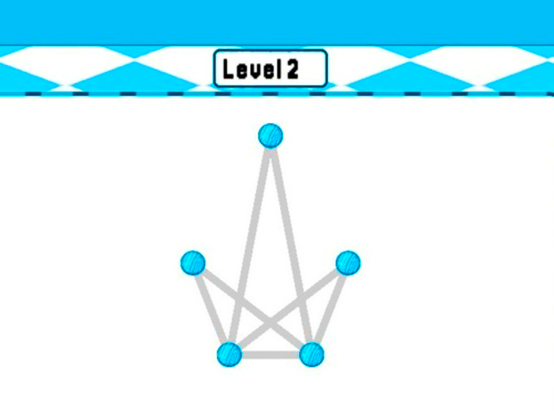 Peli Line Connect- kosketa palapeliä verkossa