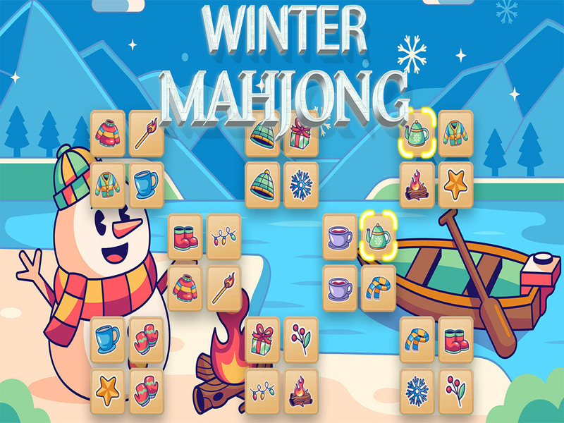 Peli Talvi Mahjong verkossa