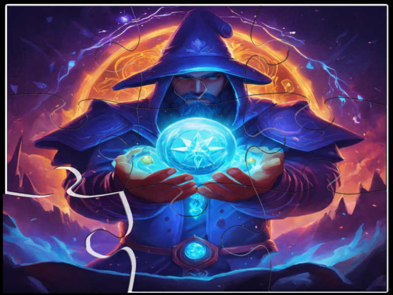 Peli Wizard-palapeli verkossa
