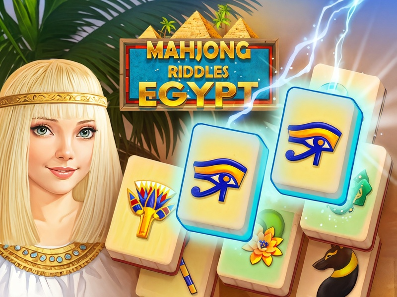 Peli Mahjongin arvoitukset: Egypti verkossa