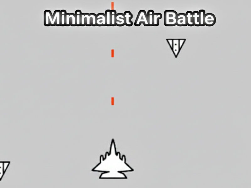 Peli Minimalistinen ilmataistelu verkossa