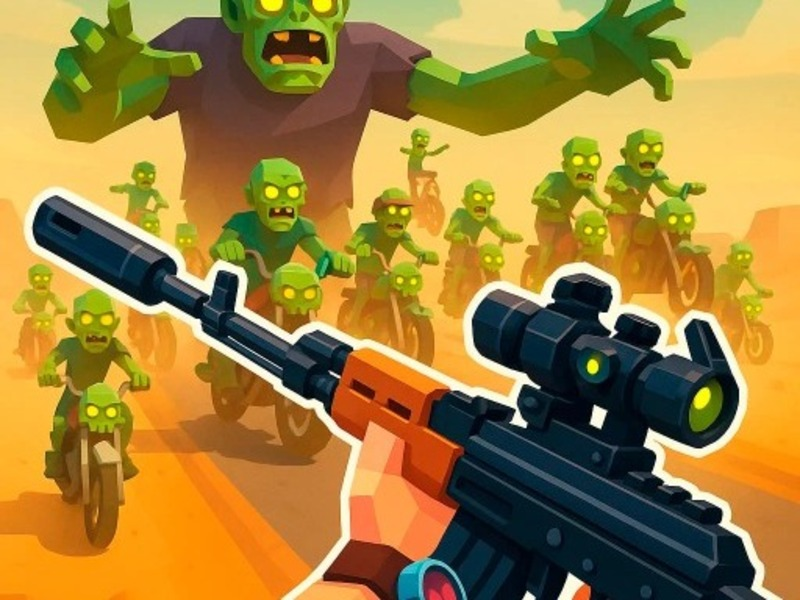 Peli Zombie Road: Shooter tuhoamalla verkossa